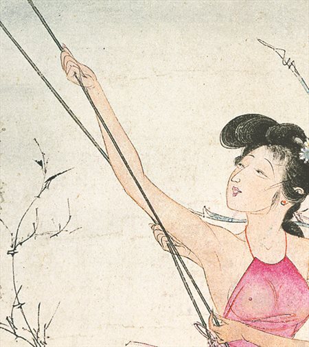 龙游-胡也佛的仕女画和最知名的金瓶梅秘戏图